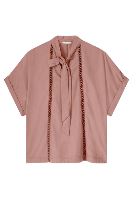 TOP BOW TIE LYOCELL COTTON ANTIQUE PINK 3