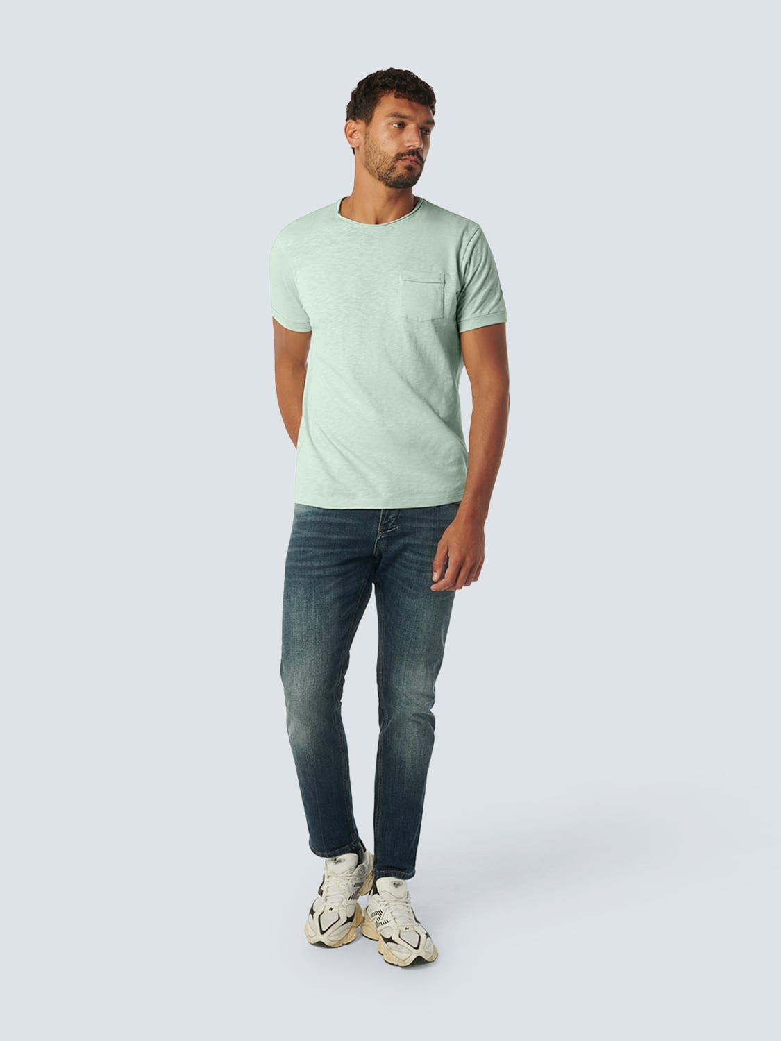 T-SHIRT CREWNECK SLUB MINT 3