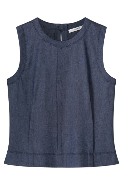 TOP LINEN BLEND NIGHT SKY 3