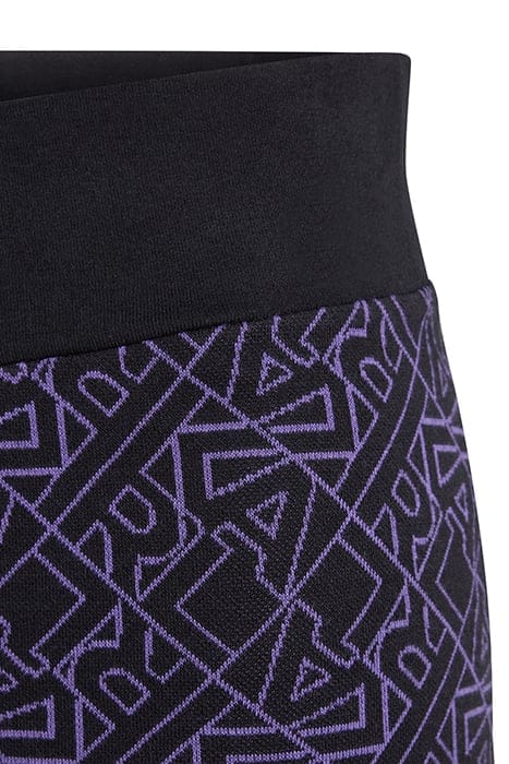 AO ATHLEISURE FLARE KNIT PANTS BLACK 3
