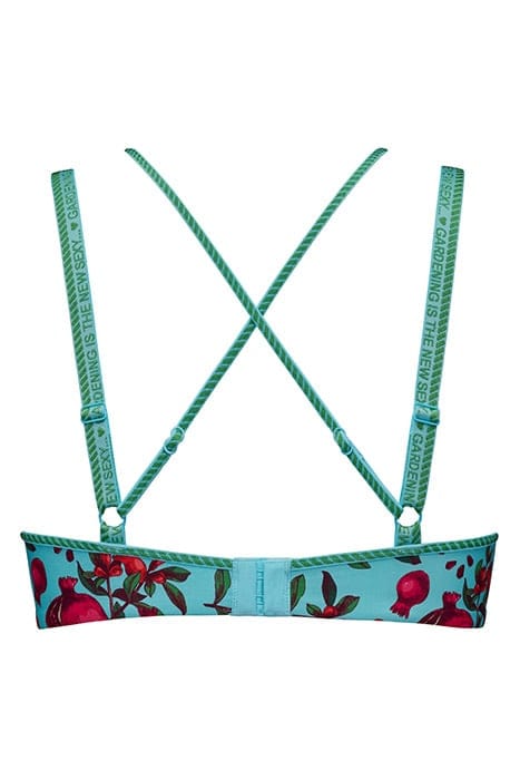FORBIDDEN FRUIT POMEGRANATE PRINT DEMI BRA 5
