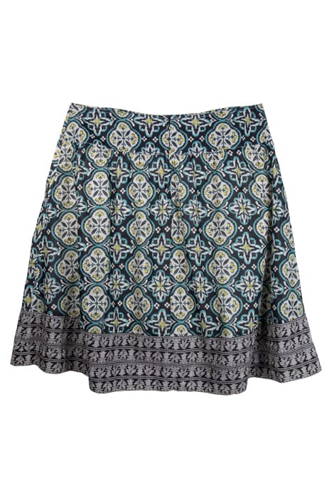 CHARLOTTE COTTON MIDI SKIRT BLACK 1