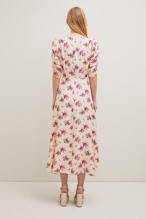 DELILAH BOUQUET MIDI DRESS CREAM 2
