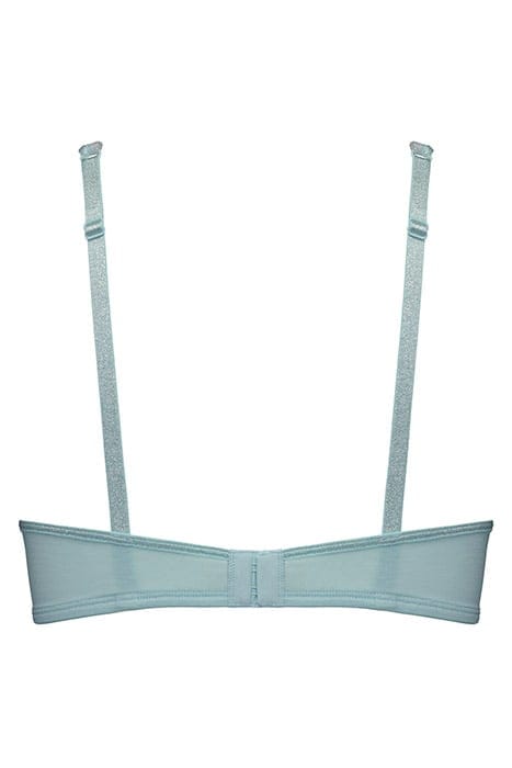 MARIPOSA SPARKLING IRIDESCENT AQUA PUSH UP BRA 5