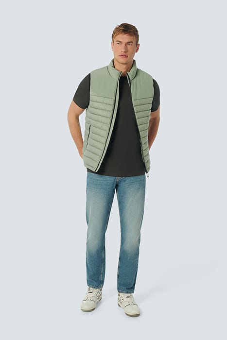 BODYWARMER PADDED LIGHT ARMY 3