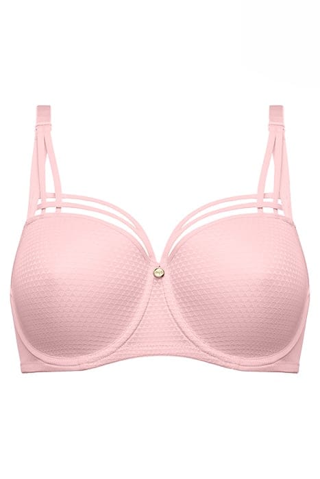 DAME DE PARIS BLUSH PINK BALCONY BRA 3