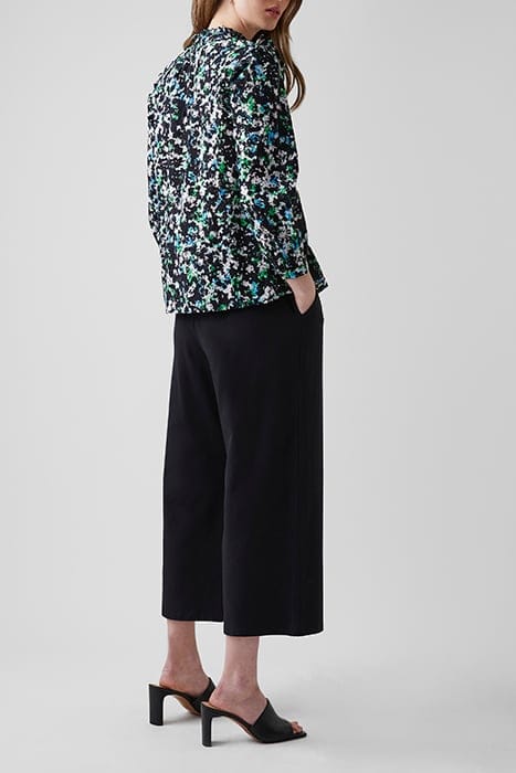 SUMMER MEADOW LS TIE NCK BLOUS GREEN 3