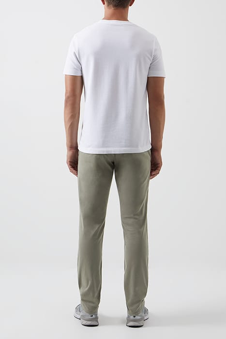 COTTON SATEEN CHINO GREEN 3