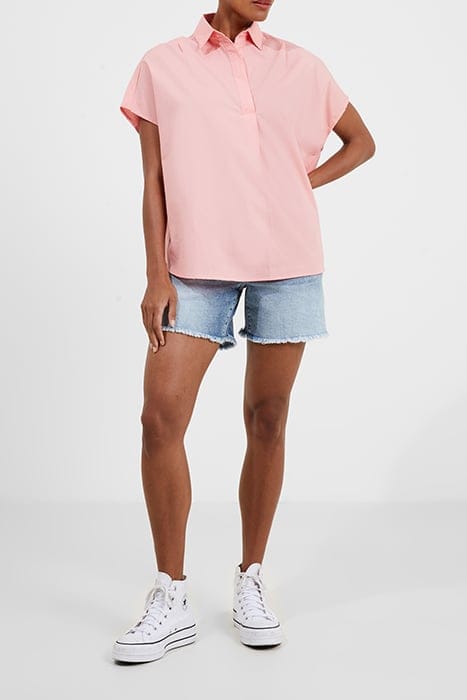 VEE COLLAR S/S RED 1