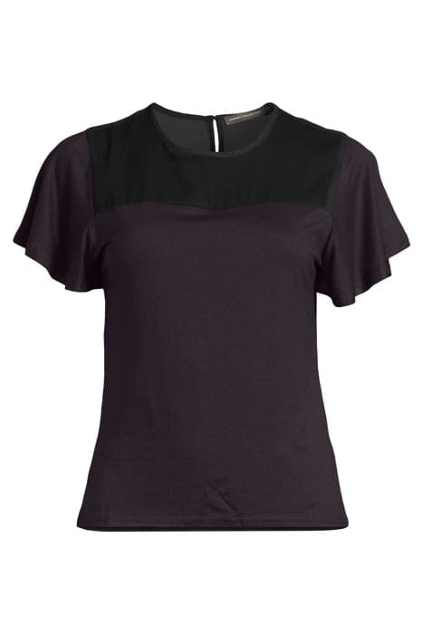 PANEL ANGEL SLEEVE TOP BLACK 3
