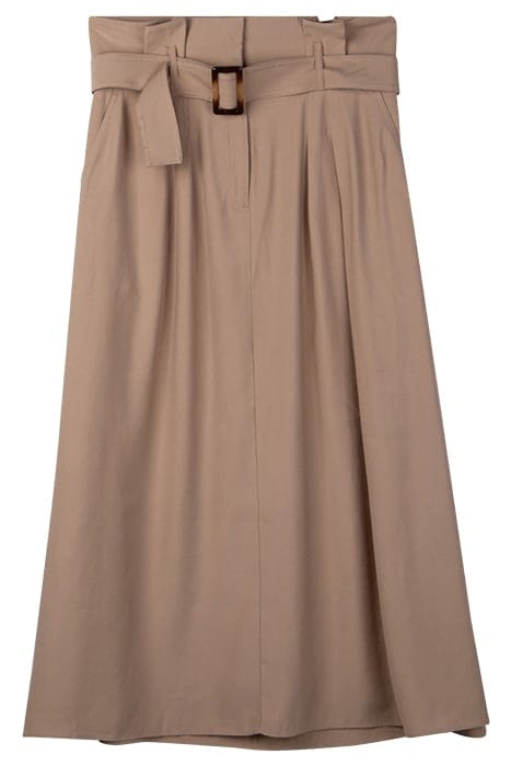 COMMA SKIRT-LONG BROWN 1