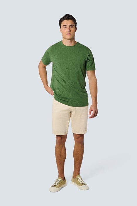 SHORT CHINO GARMENT DYED TWILL STRETCH CREAM 3