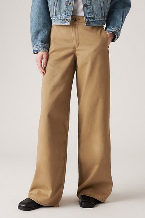 XL WIDE-LEG & FLARED JEANS PANT BEIGE 1
