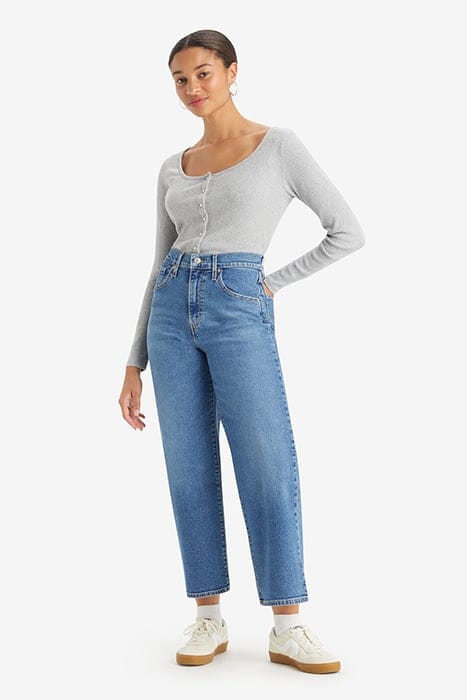 HIGH STRAIGHT JEANS BLUE 1