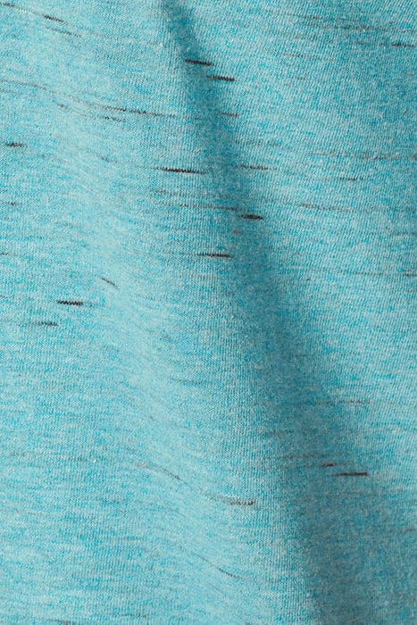 T-SHIRT GRANDDAD MELANGE AQUA 7