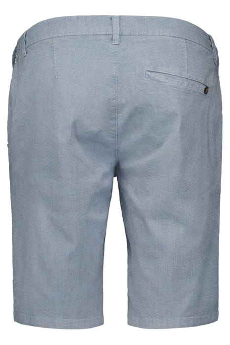 SHORT 2 COLOURED STRIPE WITH LINEN GARMENT DYED STRETCH ICE 2