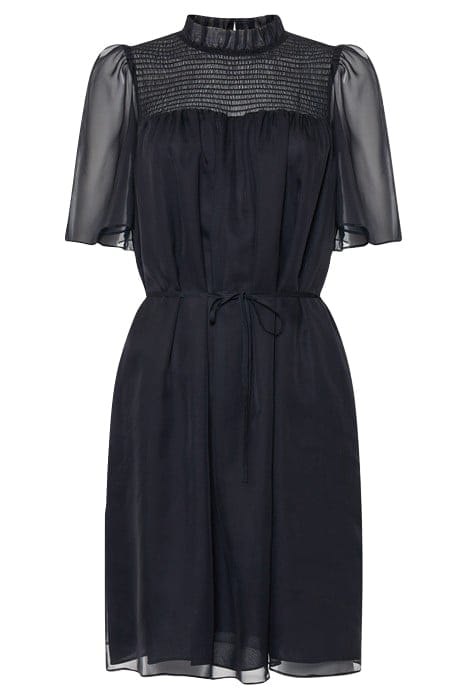 ELLA BRIDESMAID SMOCK NK DRESS BLUE 3
