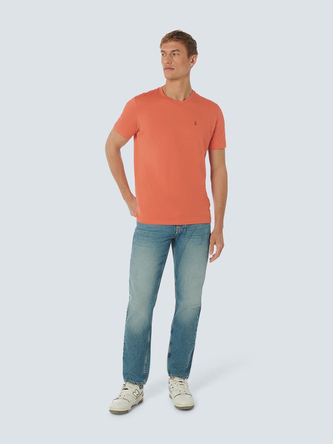 T-SHIRT CREWNECK SOLID BASIC MELON 3