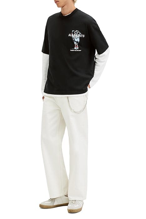 UNDERGANG SS CREW WASHED BLACK 4