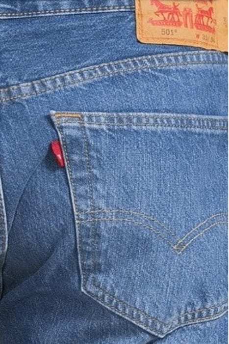 LSE STRAIGHT JEANS BLUE 5