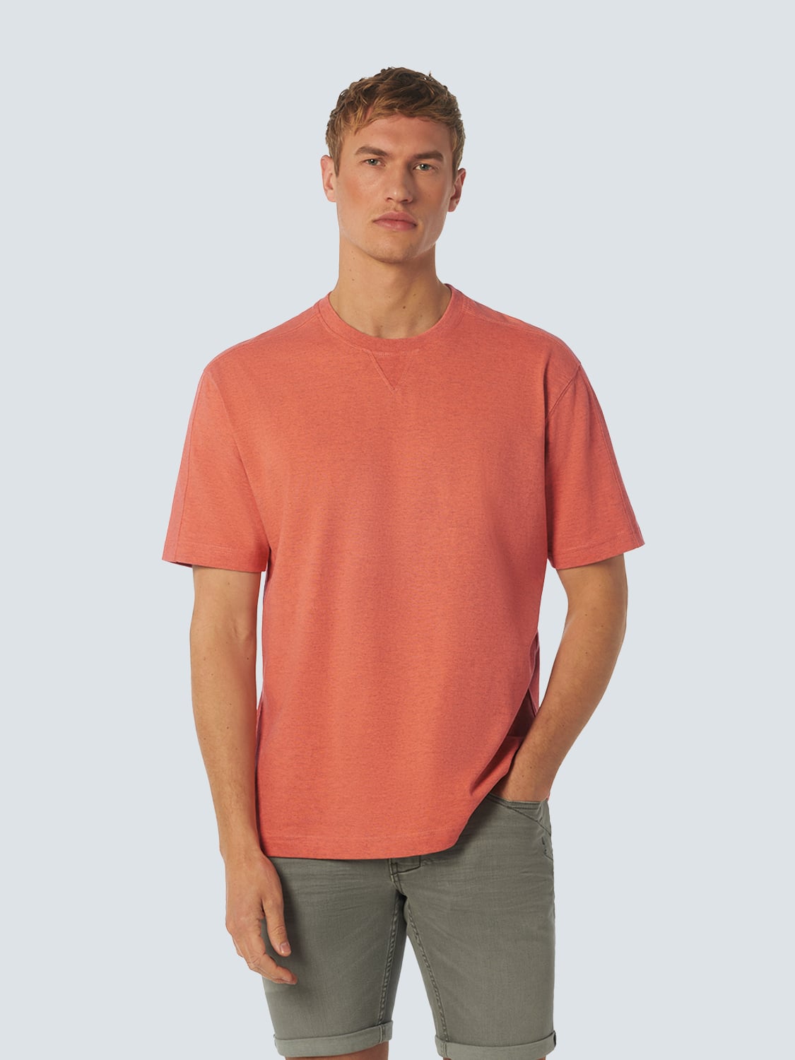 T-SHIRT CREWNECK MELANGE MELON 1