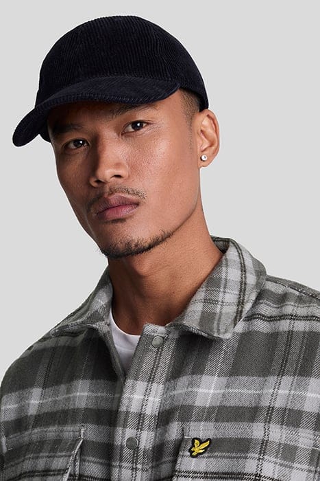 LYLE & SCOTT BRUSHED TARTAN OVERSHIRT WARM GREY 5