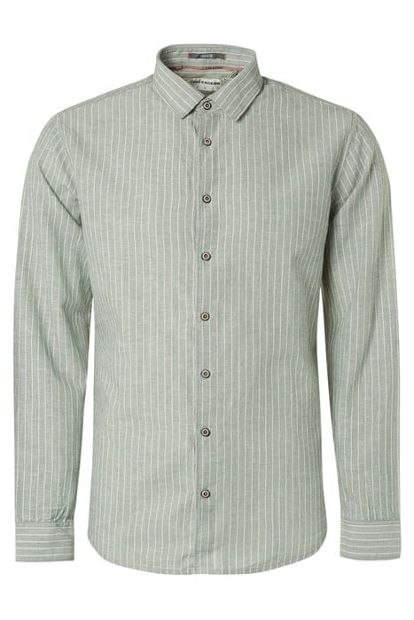 SHIRT STRIPES WITH LINEN ZINC 4