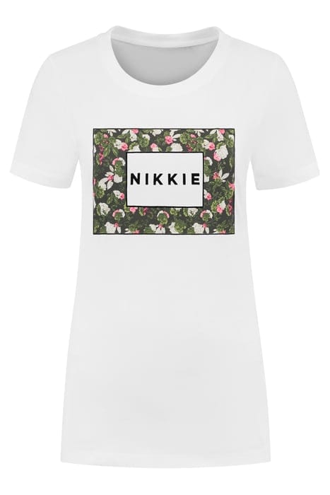 BLOCK FLOWER TSHIRT STAR WHITE 1