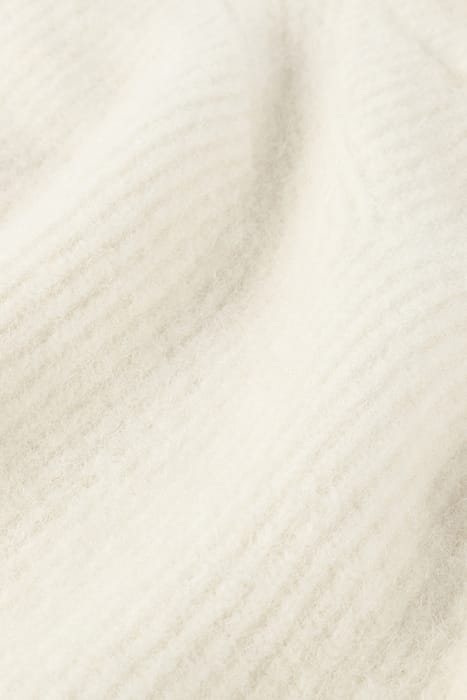 SHORT SOFT KNIT SWEATER ECRU 6