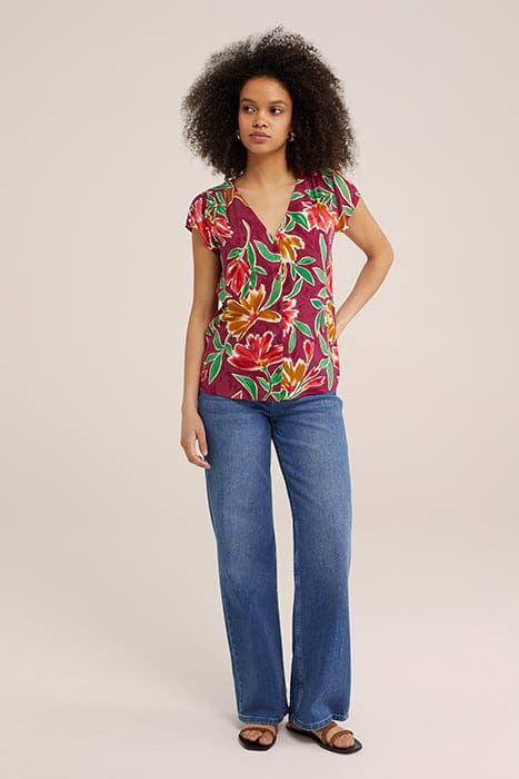 BLOUSE BRIGHT RED 3