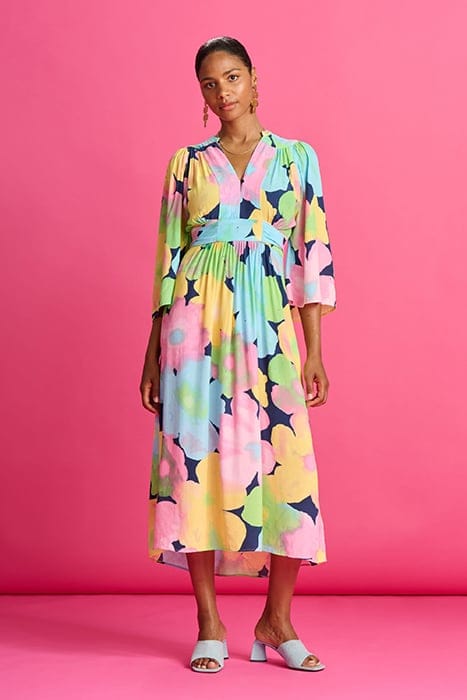 DRESS - CHERRY BLOSSOM MULTI COLOUR 1