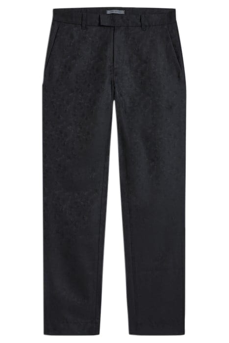 SLIM FIT PANTS WITH WELT HIP POCKET AND BLACK 1