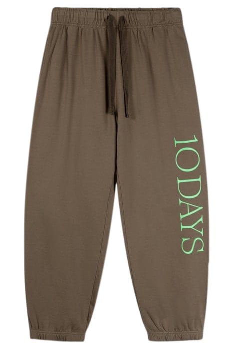 BAR JOGGER FLEECE DARK MOSS 3