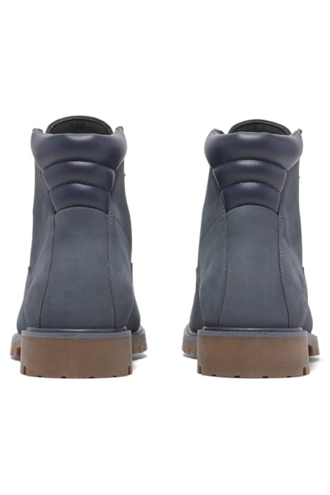 ALBURN 6 INCH LACE UP WATERPROOF BOOT DARK BLUE NUBUCK 4