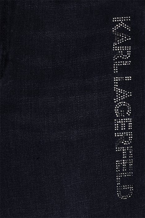 SKINNY LOGO DENIM BLACK 3