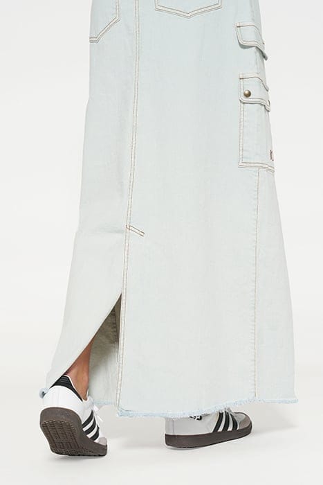 SLUB TWILL SKIRT SEA FOAM 5
