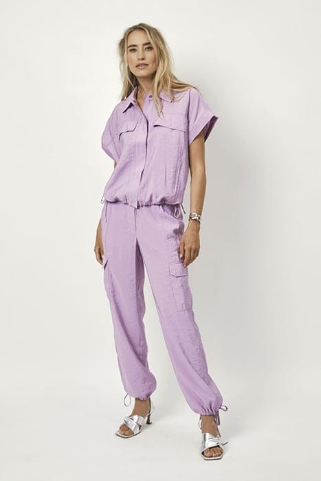 AESTHETIC PARACHUTE PANTS FONDANT PINK 1