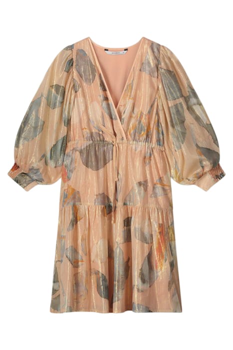 QUINTY: DRESS SHORT LEAVES WITH LUREX MULTICOLOUR 3