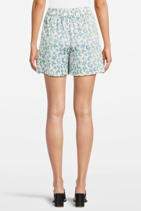 KARL LETTER WOVEN SHORT OFF WHITE 2