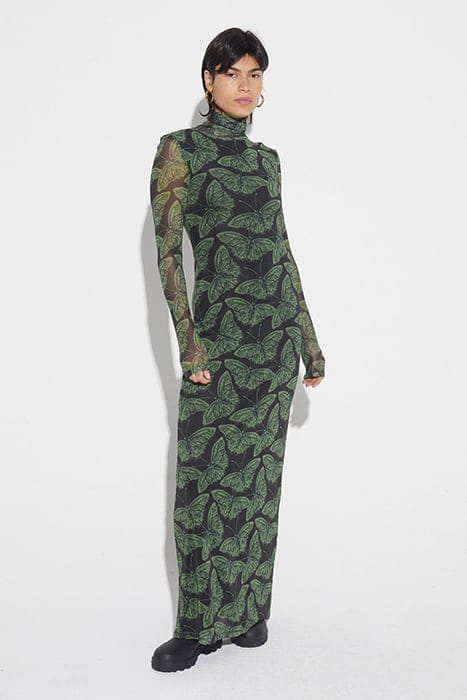 FYA MESH DRESS GREEN 4