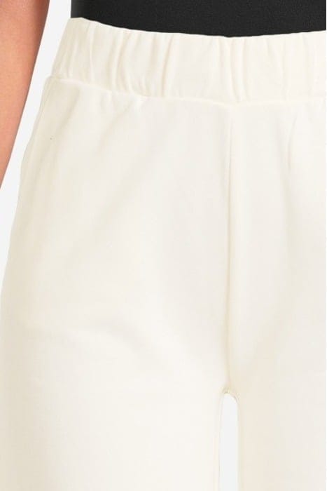 KL LOUNGE WIDE LEG SWEATPANTS OFF WHITE 4