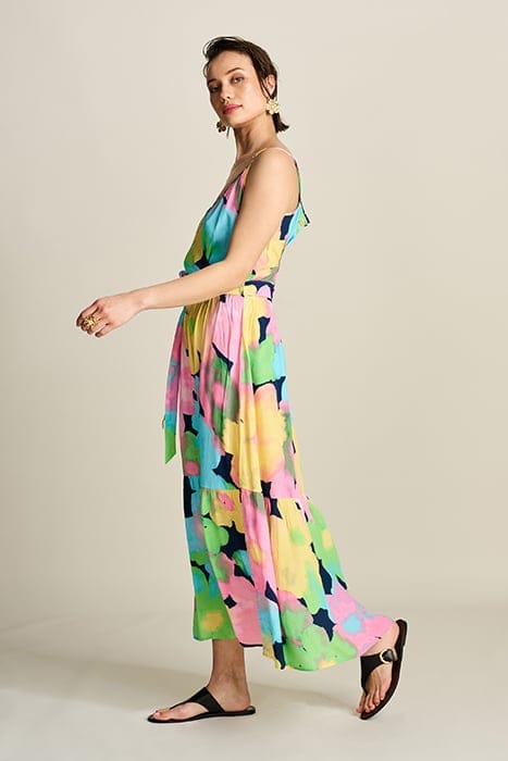 DRESS - STRAP CHERRY BLOSSOM MULTI COLOUR 4