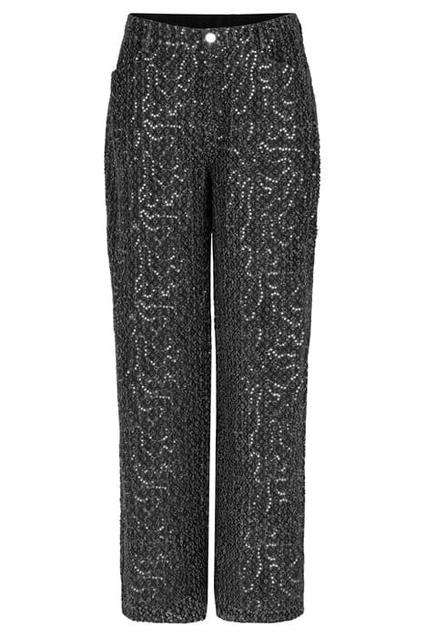 PHOEBE EMBELLISHED STRAIGHT JEANS WASHED BLACK 1