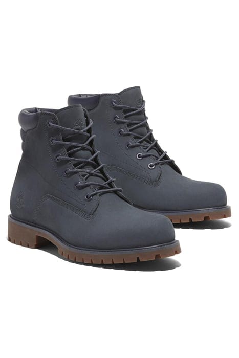 ALBURN 6 INCH LACE UP WATERPROOF BOOT DARK BLUE NUBUCK 2