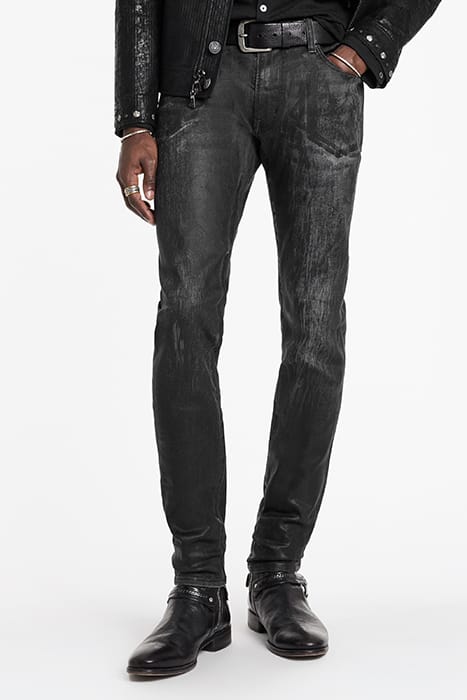 SKINNY FIT ROCKER WASH DENIM BLACK 2