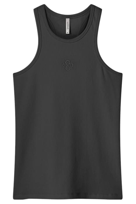 RIB SINGLET RIB JERSEY BLACK 3