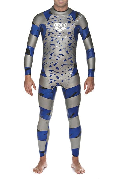 M SAMS CARBON WETSUIT SILVER-BLUE 1