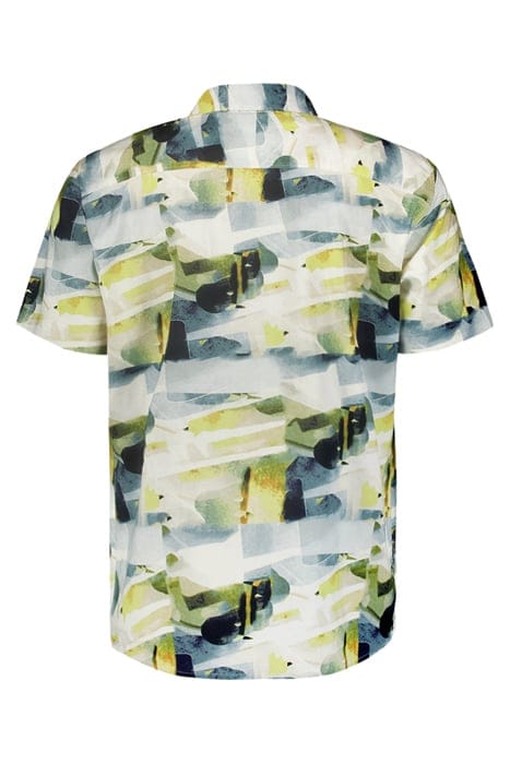 SHIRT SHORT SLEEVE RESORT COLLAR ALLOVER PRINTED CEMENT 5