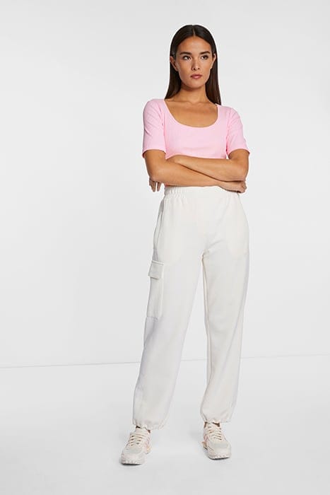 CARGO PANTS PEARL WHITE 1