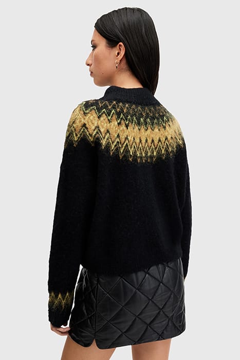 CLYDE FUNNEL NECK BLACK 2